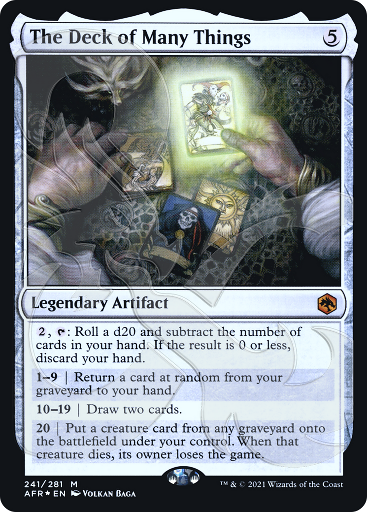 The Deck of Many Things (241) Foil - Adventures in the Forgotten Realms Promos