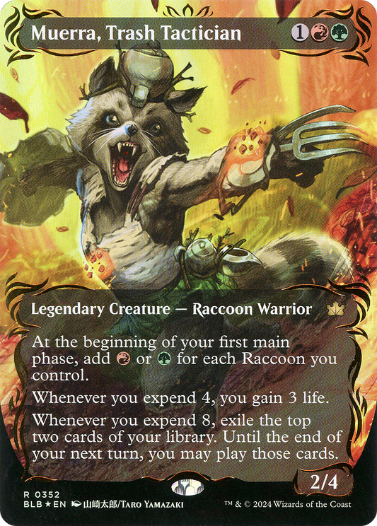 Muerra, Trash Tactician: (Showcase)(Borderless) Foil (352)