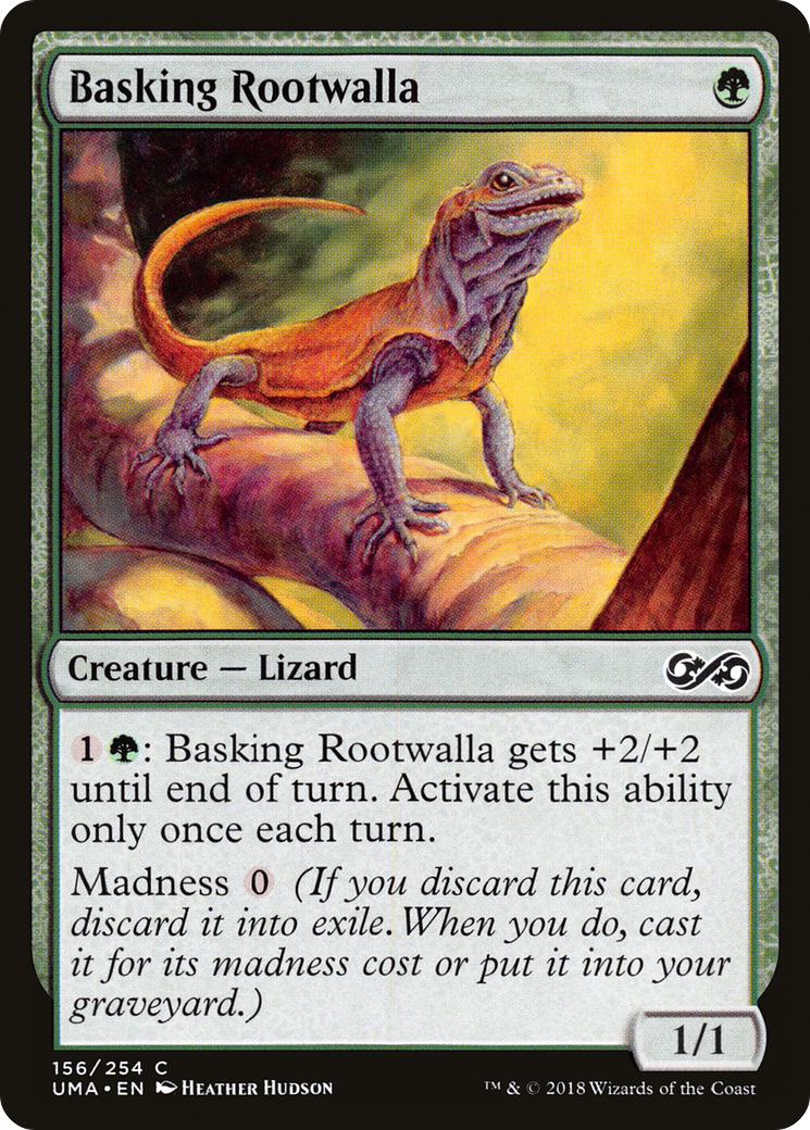 Basking Rootwalla (156) Foil - Ultimate Masters