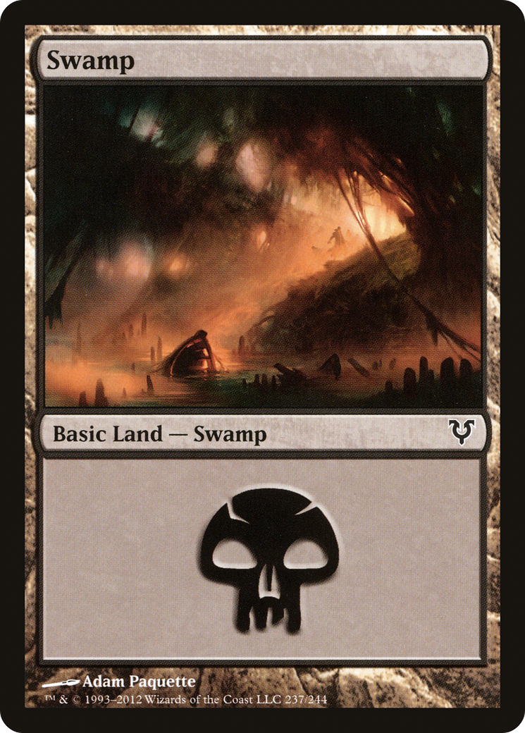 Swamp (237) Foil - Avacyn Restored