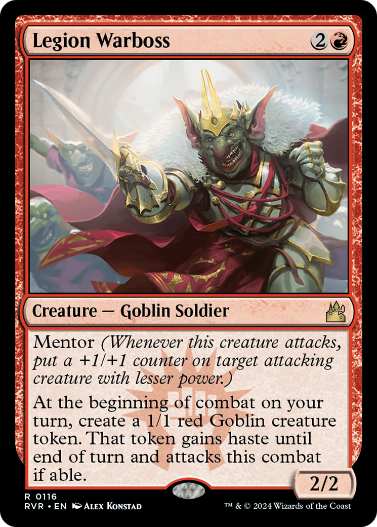 Legion Warboss [Ravnica Remastered] Foil
