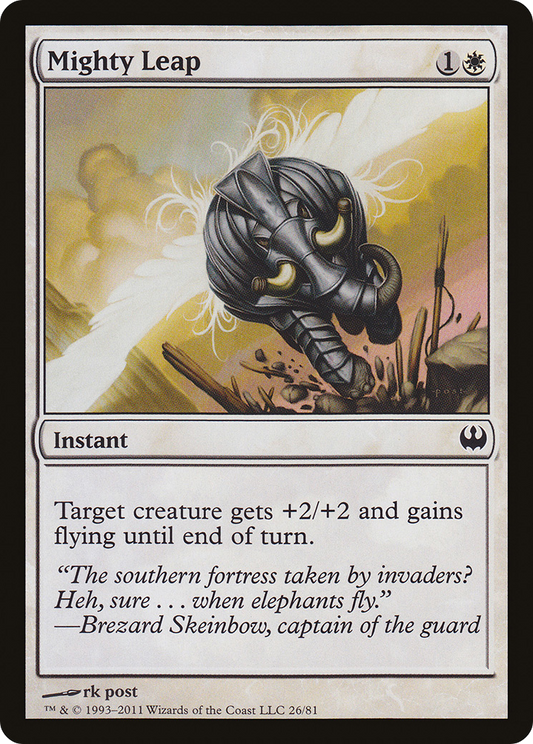 Mighty Leap [Duel Decks: Knights vs. Dragons]