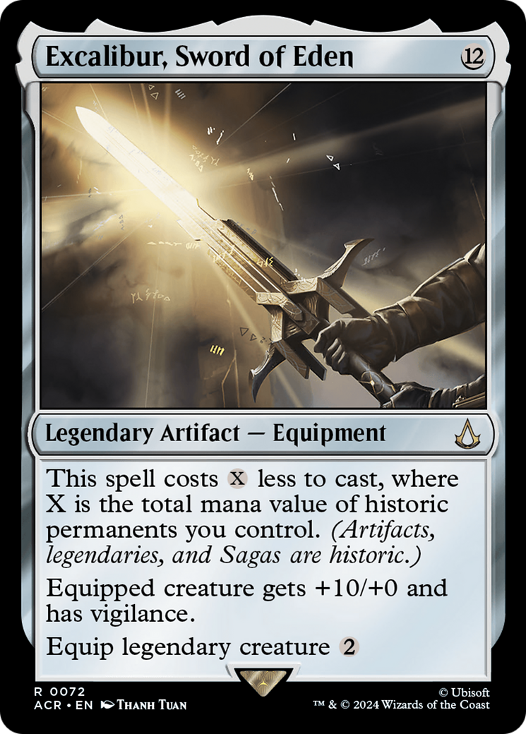 Excalibur, Sword of Eden (072) Foil - Assassin's Creed