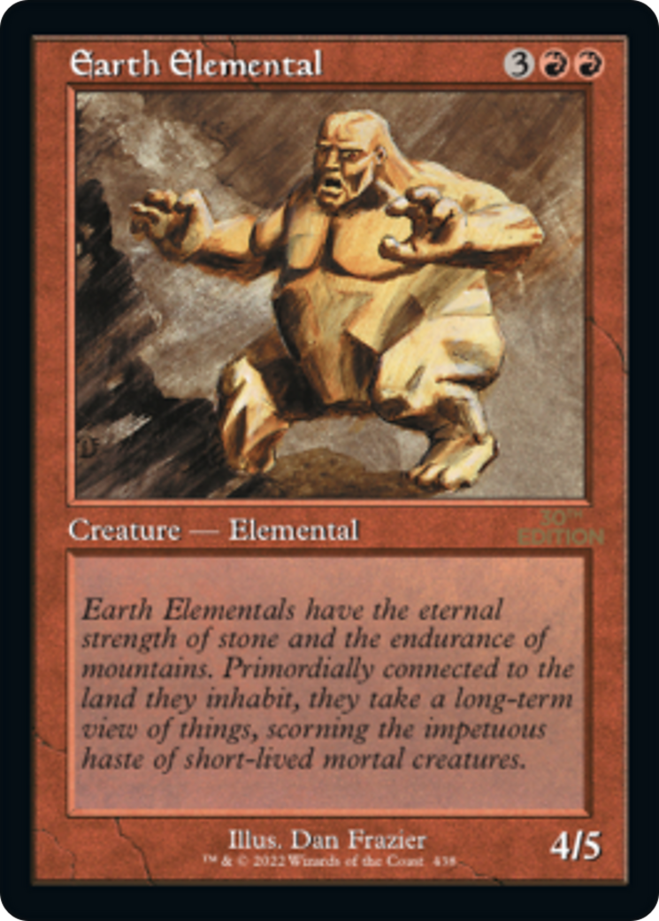 Earth Elemental (Retro) (438) - 30th Anniversary Edition