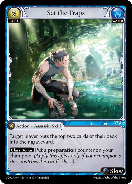 Set the Traps (188) [Dawn of Ashes: Alter Edition] Foil