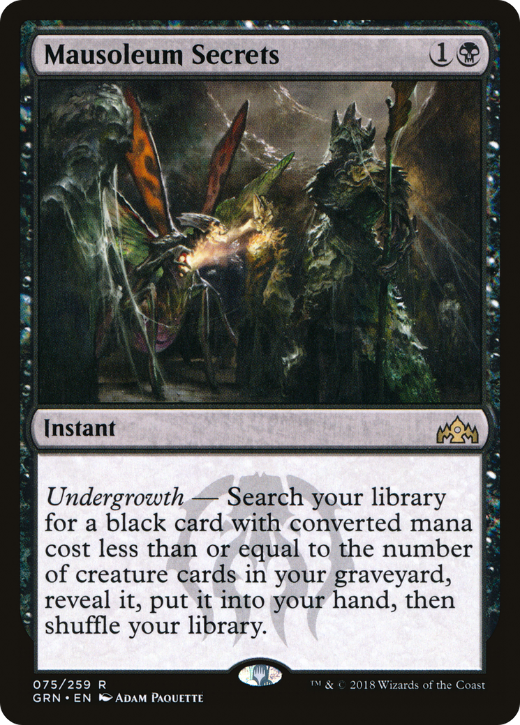 Mausoleum Secrets [Guilds of Ravnica] | Silver Goblin