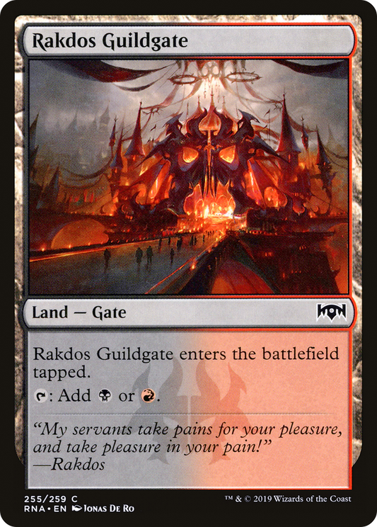 Rakdos Guildgate (255/259) [Ravnica Allegiance] Foil