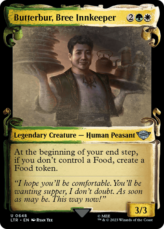 Butterbur, Bree Innkeeper [The Lord of the Rings: Tales of Middle-Earth Showcase Scrolls] Foil