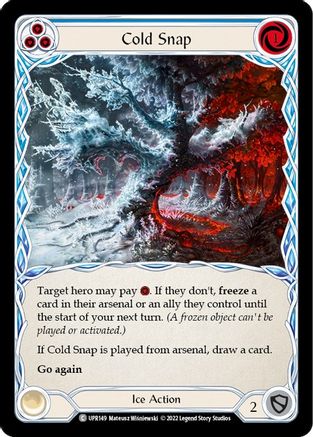 Cold Snap (Blue) (UPR149) Rainbow Foil - Uprising