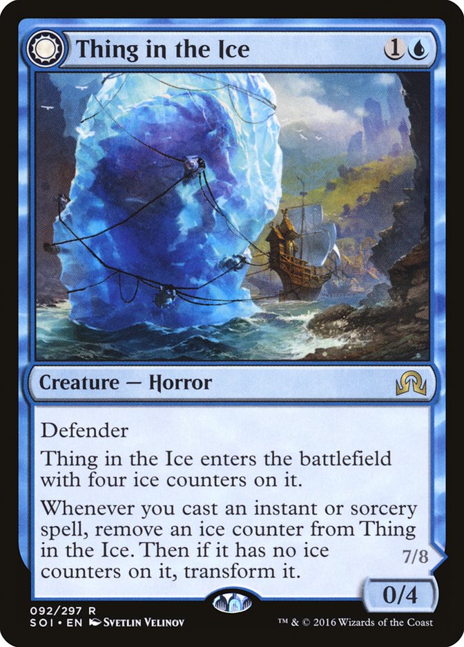 Thing in the Ice (092) Foil - Shadows over Innistrad