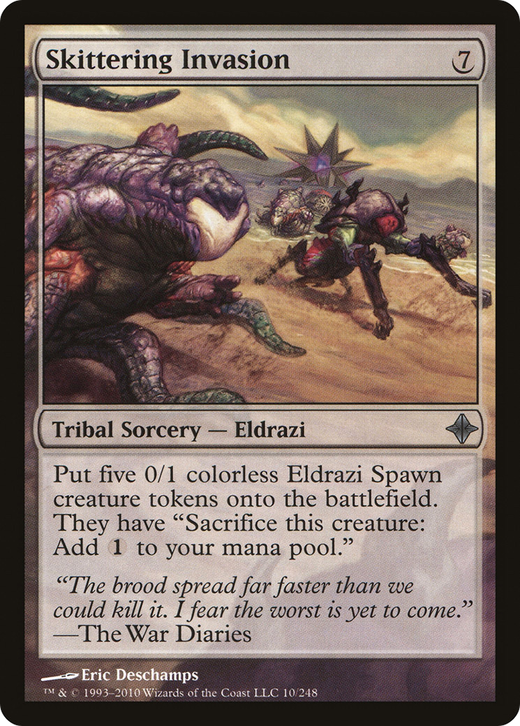 Skittering Invasion (010) Foil - Rise of the Eldrazi