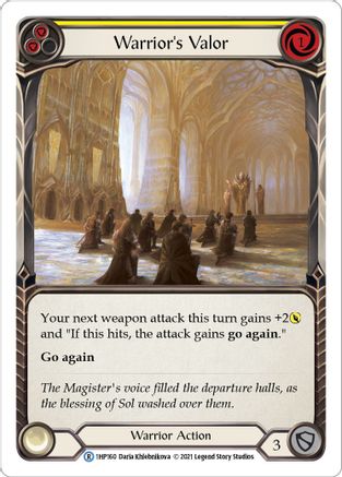 Warrior's Valor (Yellow) (1HP160) - History Pack Vol.1