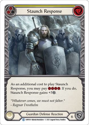 Staunch Response (Yellow) (1HP059) - History Pack Vol.1