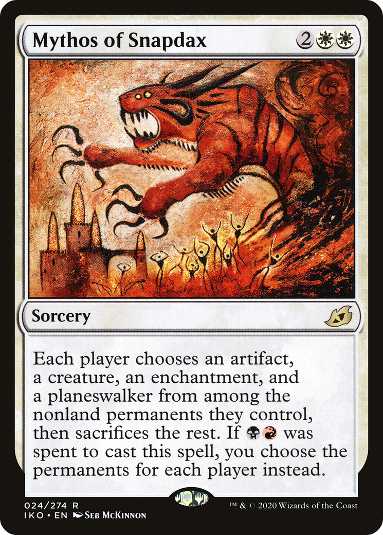 Mythos of Snapdax (024) Foil - Ikoria: Lair of Behemoths