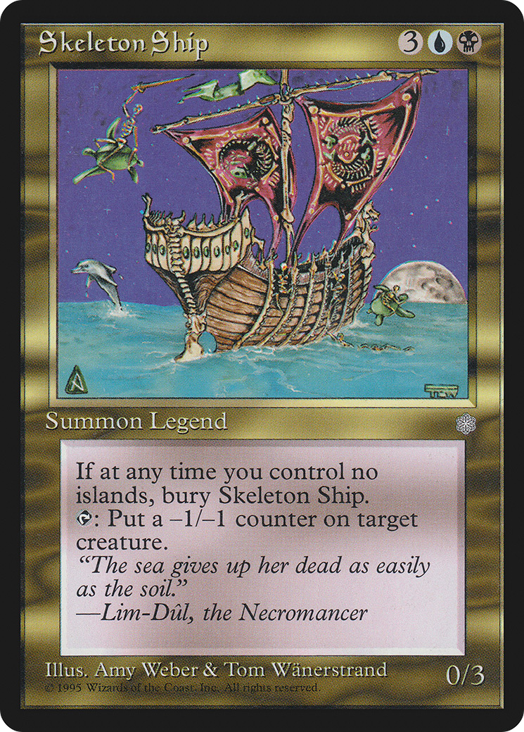 Skeleton Ship [Ice Age] | Silver Goblin