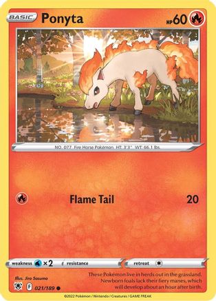 Ponyta (21) - SWSH10 Astral Radiance