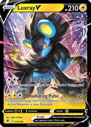 Luxray V (50) Holofoil - SWSH10 Astral Radiance