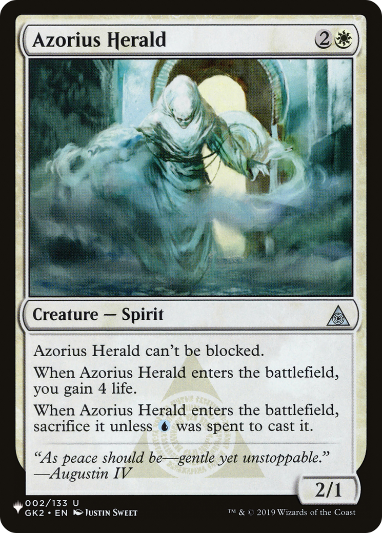 Azorius Herald (GK2-2) - The List