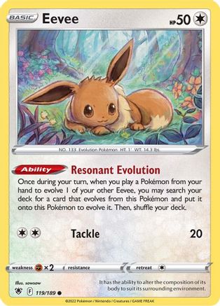 Eevee (119) - SWSH10 Astral Radiance