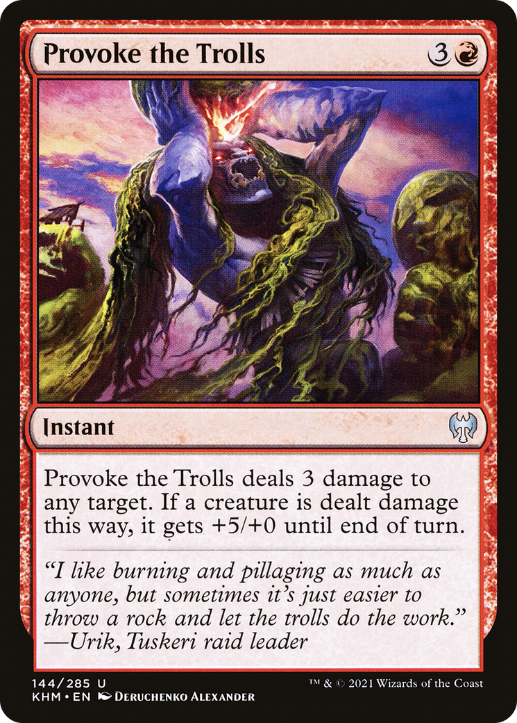 Provoke the Trolls (144) - Kaldheim