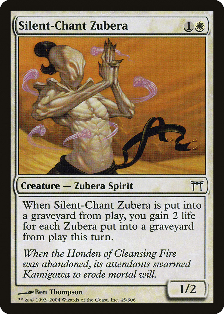 Silent-Chant Zubera (045) - Champions of Kamigawa