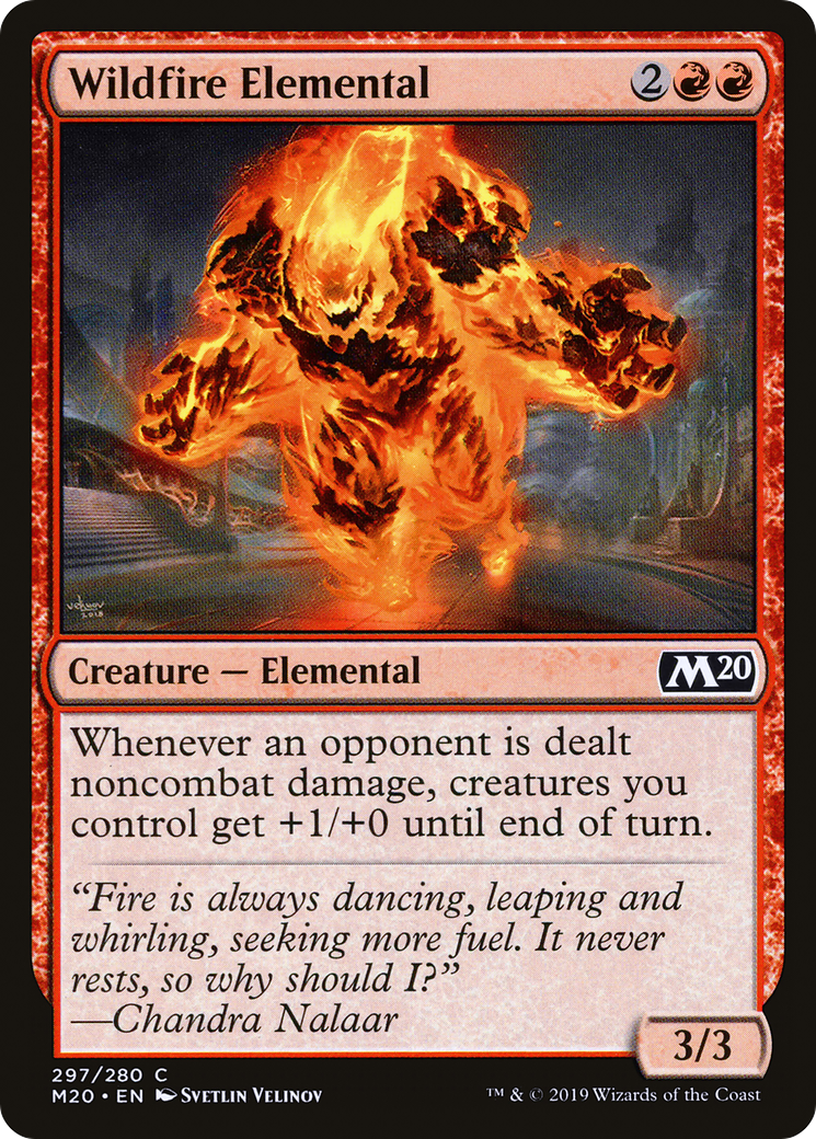 Wildfire Elemental (297) - Core Set 2020