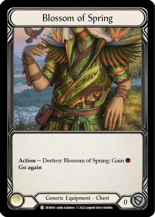 Blossom of Spring (Dorinthea) (DVR004) Rainbow Foil - Classic Battles: Rhinar vs Dorinthea
