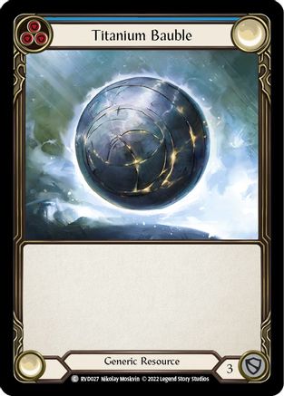 Titanium Bauble (Rhinar) (RVD027) - Classic Battles: Rhinar vs Dorinthea