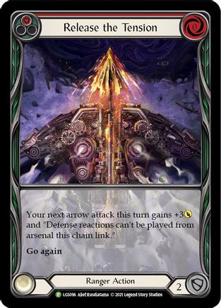 Release the Tension (Red) (LGS096) Rainbow Foil - FaB Promos
