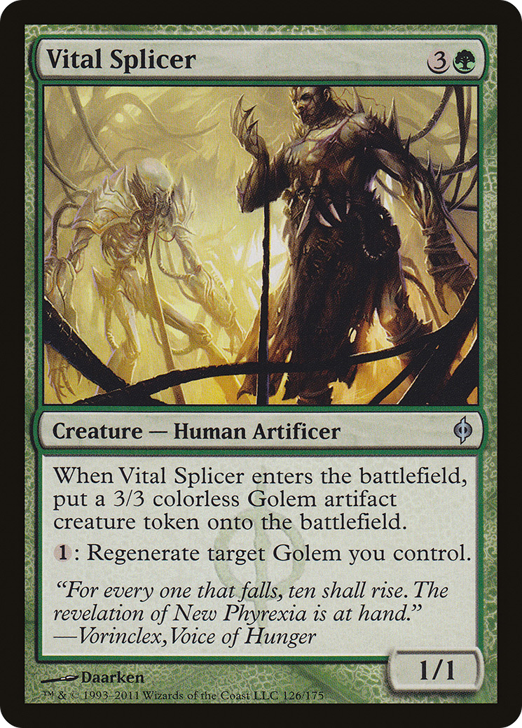 Vital Splicer (126) Foil - New Phyrexia