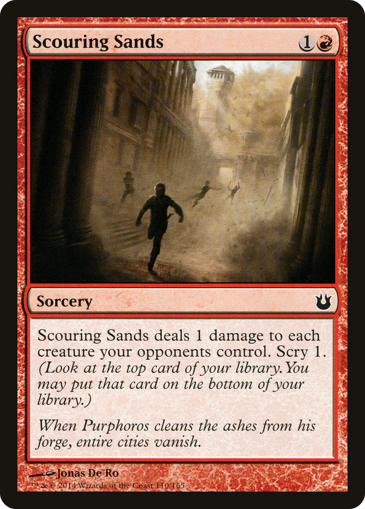 Scouring Sands (110) Foil - Born of the Gods