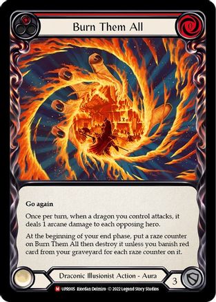 Burn Them All (UPR005) Rainbow Foil - Uprising