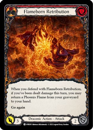Flameborn Retribution (UPR095) Rainbow Foil - Uprising