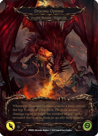 Invoke Dracona Optimai // Dracona Optimai (Marvel) (UPR006) Cold Foil - Uprising