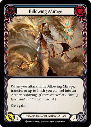 Billowing Mirage (Blue) (UPR020) Rainbow Foil - Uprising