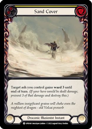Sand Cover (Yellow) (UPR040) Rainbow Foil - Uprising