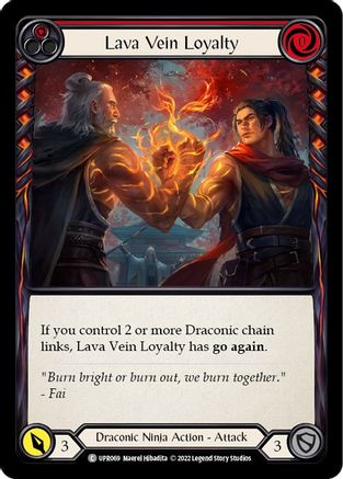 Lava Vein Loyalty (Red) (UPR069) Rainbow Foil - Uprising