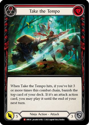 Take the Tempo (UPR161) Rainbow Foil - Uprising