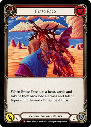Erase Face (UPR187) Rainbow Foil - Uprising