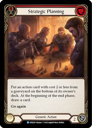 Strategic Planning (Red) (UPR200) Rainbow Foil - Uprising