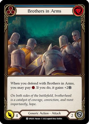 Brothers in Arms (Blue) (UPR205) - Uprising