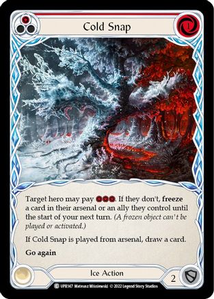 Cold Snap (Red) Rainbow Foil (UPR147) - Uprising | Silver Goblin