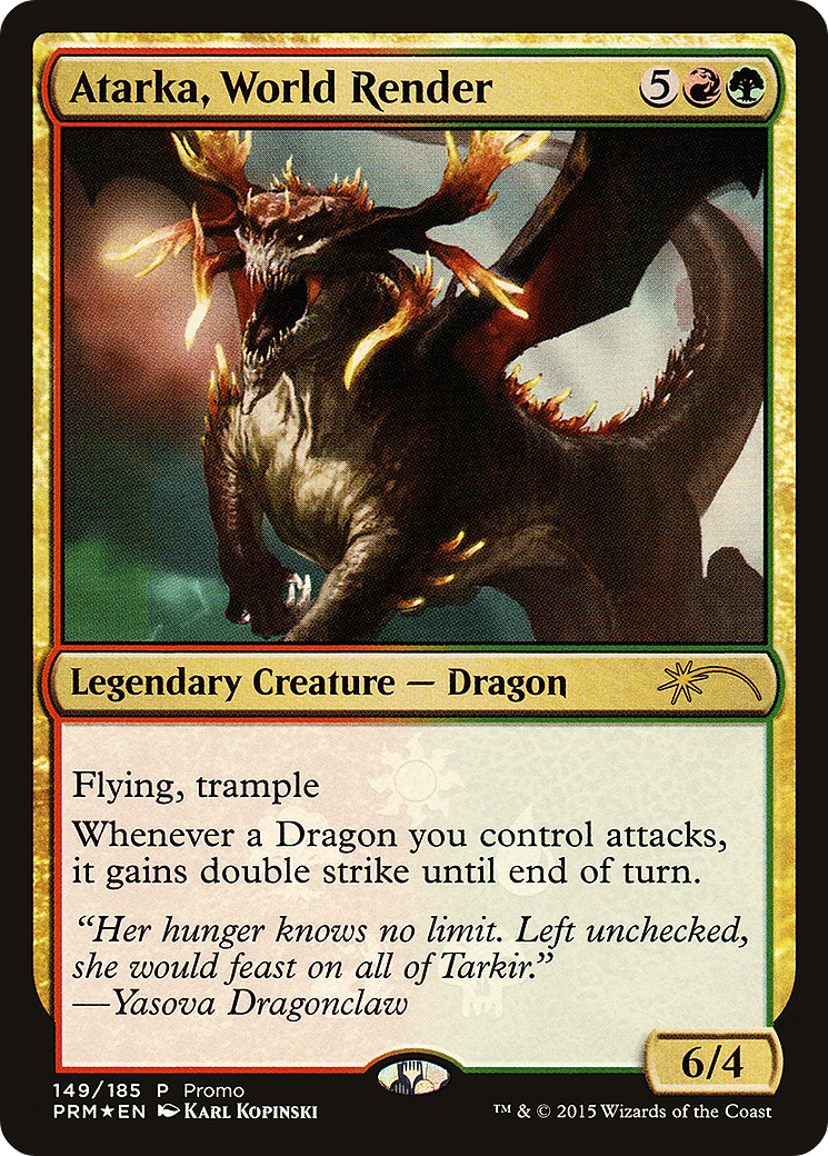 Atarka, World Render (149) Foil - Fate Reforged Promos