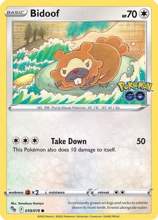 Bidoof (59) - Pokemon GO