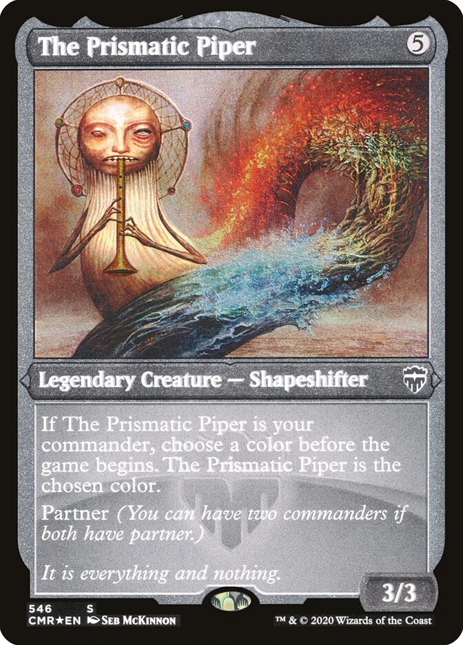 The Prismatic Piper (Etched) [Commander Legends] | Silver Goblin