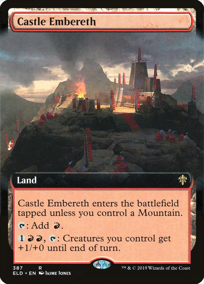 Castle Embereth (Extended Art) [Throne of Eldraine] | Silver Goblin