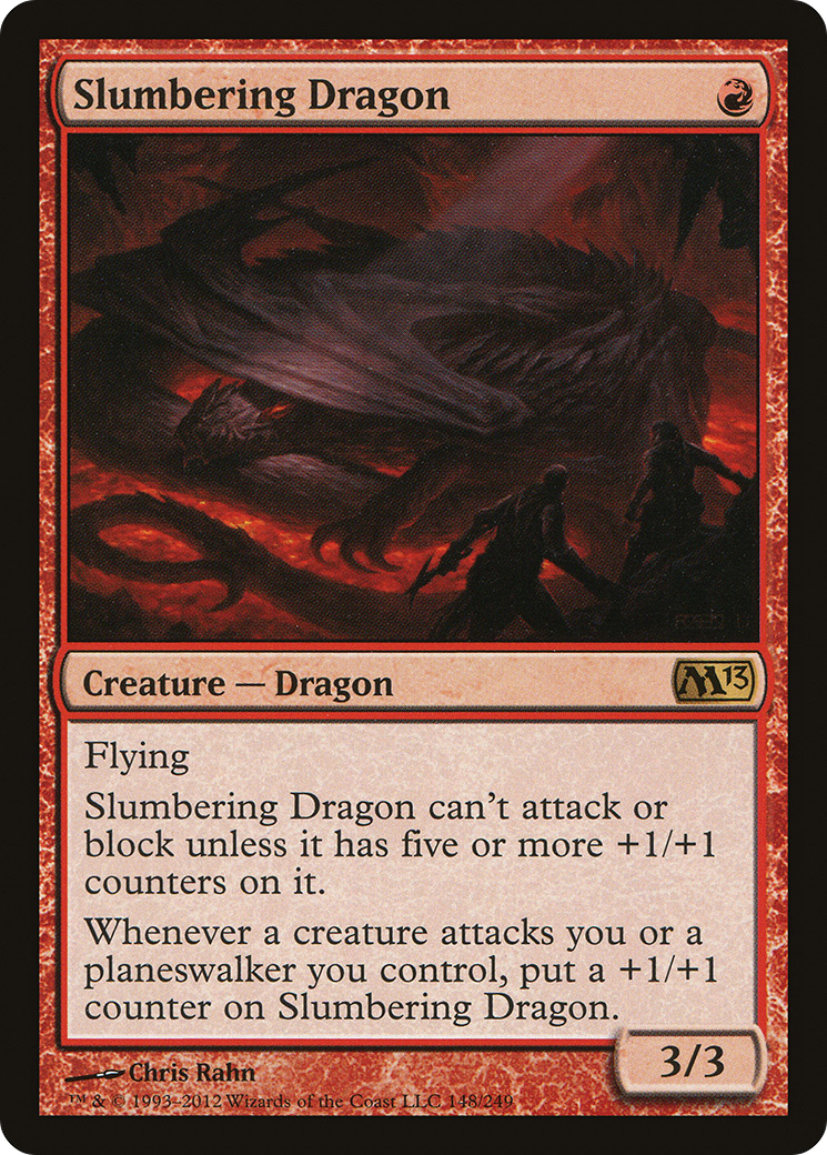 Slumbering Dragon (148) Foil - Magic 2013