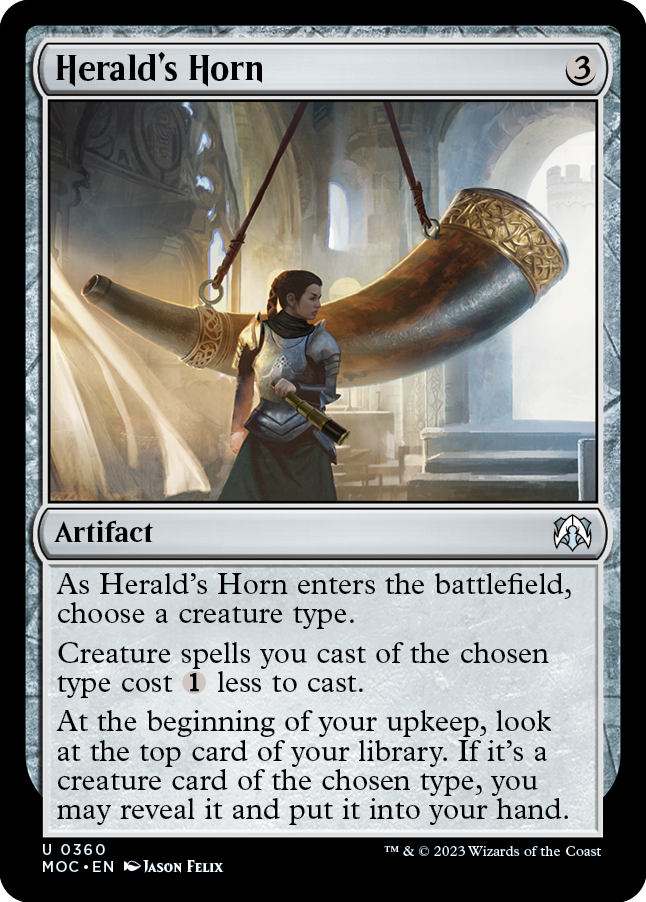 Herald's Horn [March of the Machine Commander] | Silver Goblin
