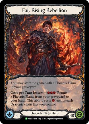 Fai, Rising Rebellion (HER058) Cold Foil - FaB Promos