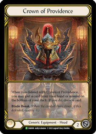 Crown of Providence (Golden) (FAB088) Cold Foil - FaB Promos